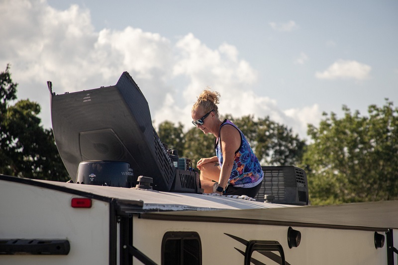 RV Mobile AC Repair staff working