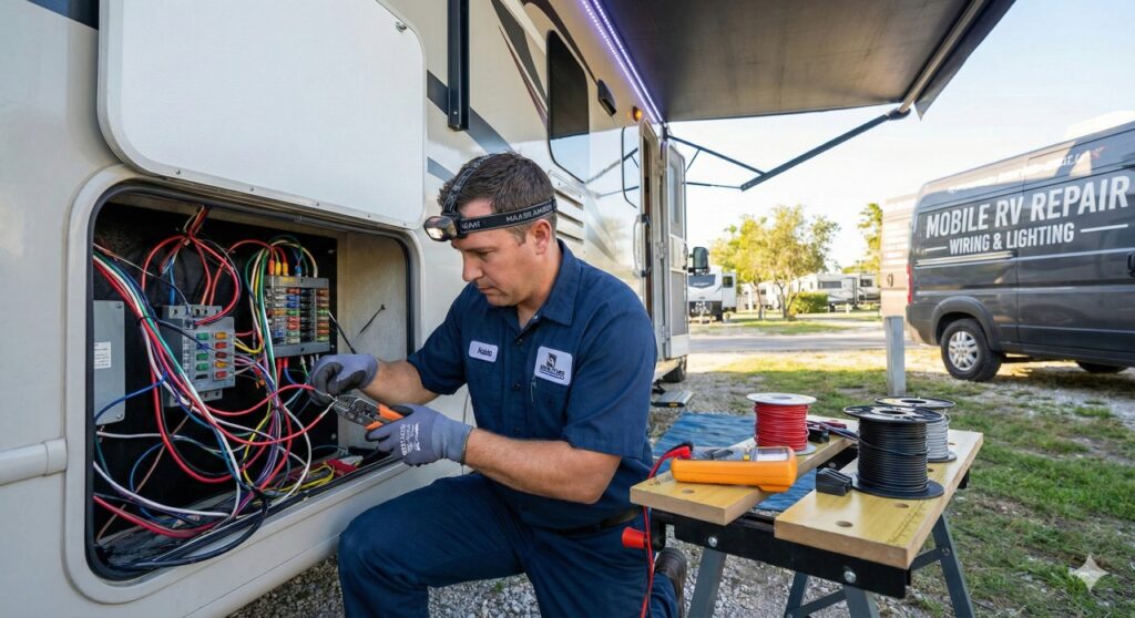 RV Wiring & Lighting Repair Services